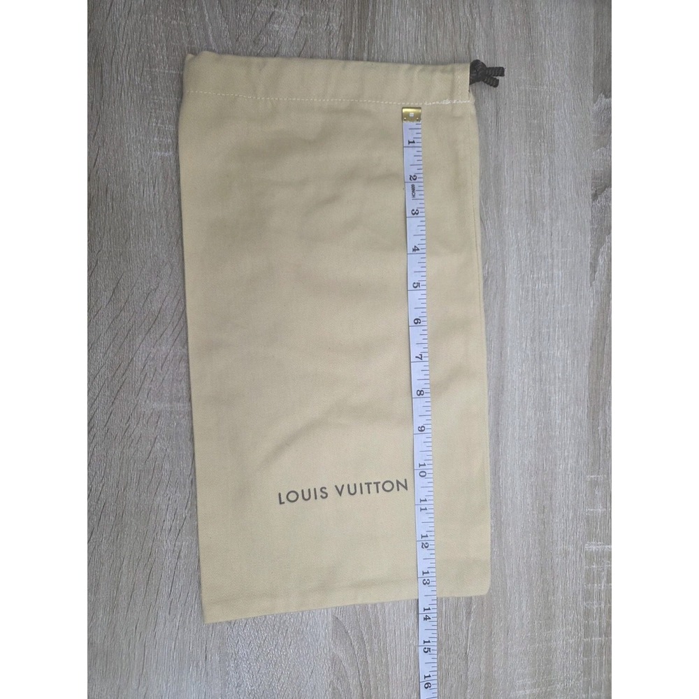 LOUIS VUITTON Drawstring Dust Bag Pouch Approximately 8"x13.5" - Picture 4 of 5